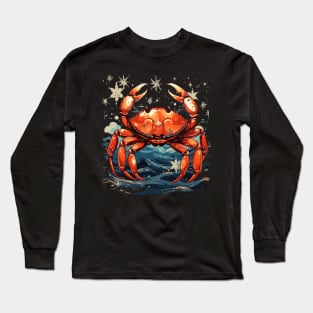 Patriotic Crab Long Sleeve T-Shirt